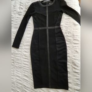 Kardashian Kollection Black Midi Dress